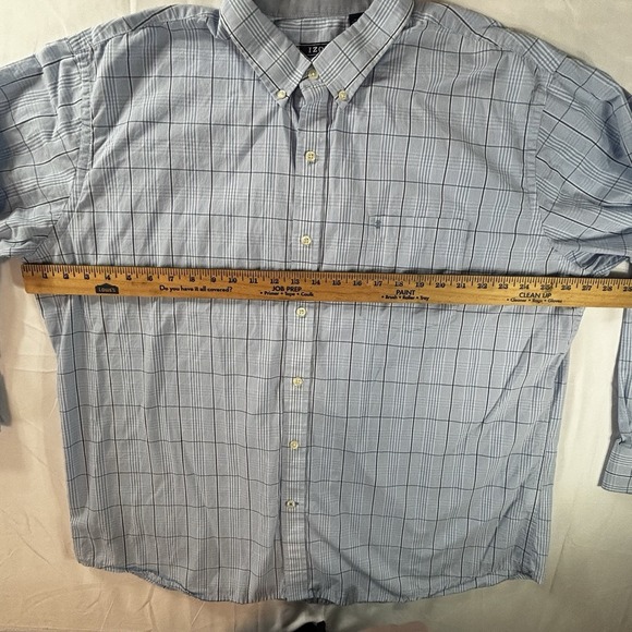 Izod Premium Essentials Size 2XL Men's Embroidered Pocket Logo Button Down Shirt - Picture 8 of 14